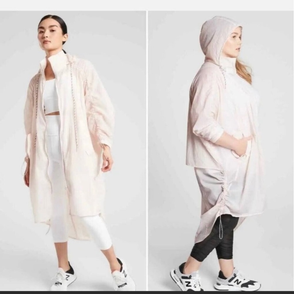 💕 Athleta canopy Parachute Long Rain
Windbreaker Jacket Womens XL NWT $168 💕 - Picture 7 of 7